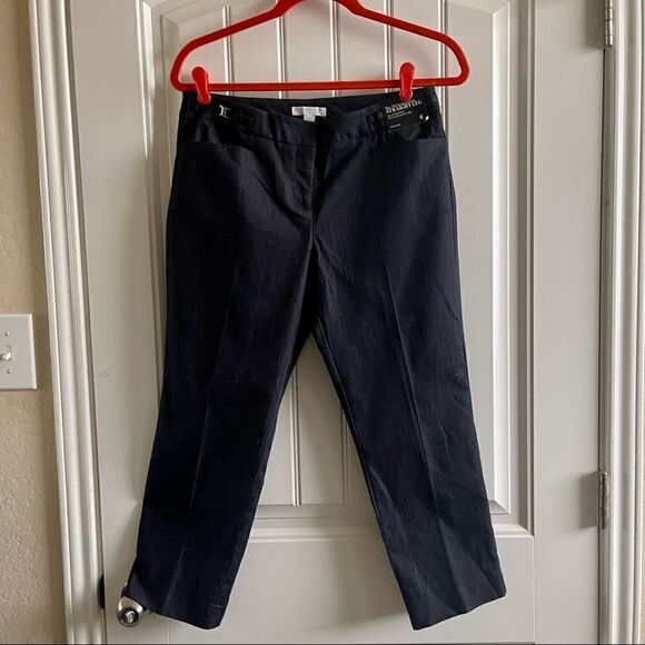 New York & Company Denim Straight Leg Crop Pants; SZ 6; BNWT - Picture 2 of 10